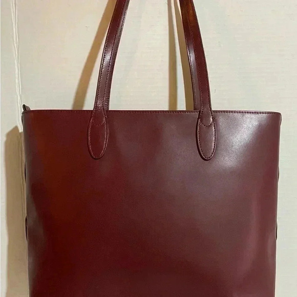 Kate spade plum leather satchel handbag - Picture 2 of 10